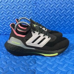 Adidas Ultraboost 21 Womens Shoes Black Comfortable Athletic Sneakers Size 7